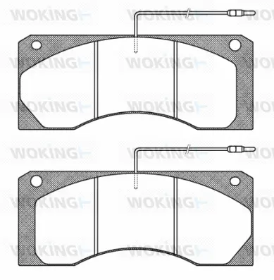 Brake Pad Set, disc brake (JSA 4853.40)