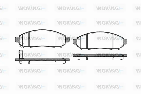 Brake Pad Set, disc brake (P10623.01)