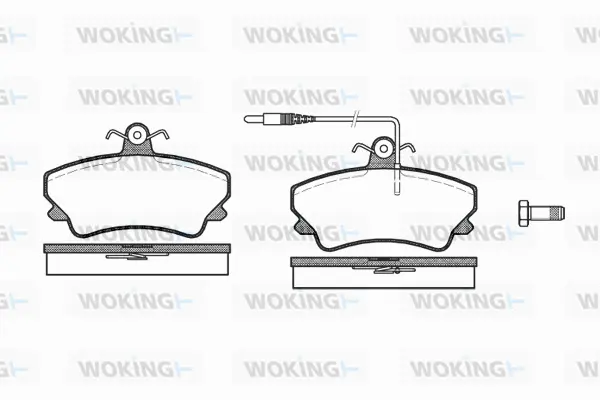 Brake Pad Set, disc brake (P5093.12)