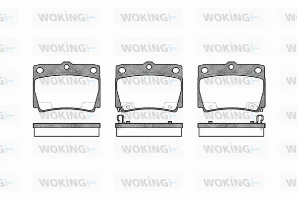 Brake Pad Set, disc brake (P6503.02)