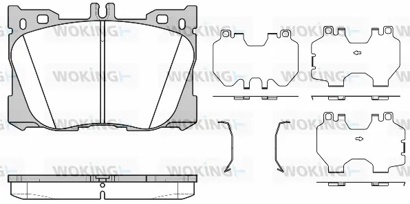 Brake Pad Set, disc brake (P16053.00)