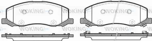 Brake Pad Set, disc brake (P12863.02)
