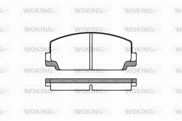Brake Pad Set, disc brake (P1753.10)