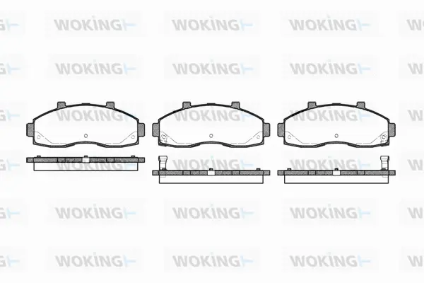Brake Pad Set, disc brake (P7623.02)