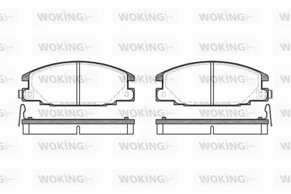 Brake Pad Set, disc brake (P3383.04)