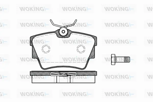 Brake Pad Set, disc brake (P4913.10)