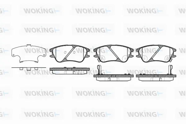 Brake Pad Set, disc brake (P10393.02)