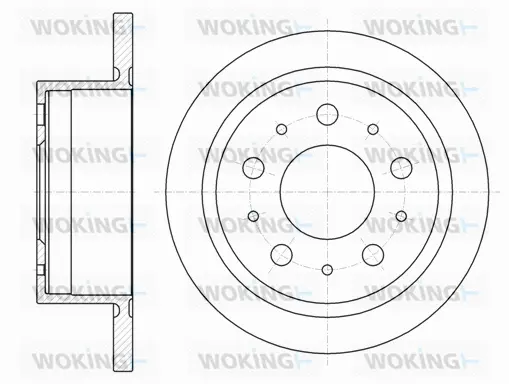 Brake Disc (D61057.00)