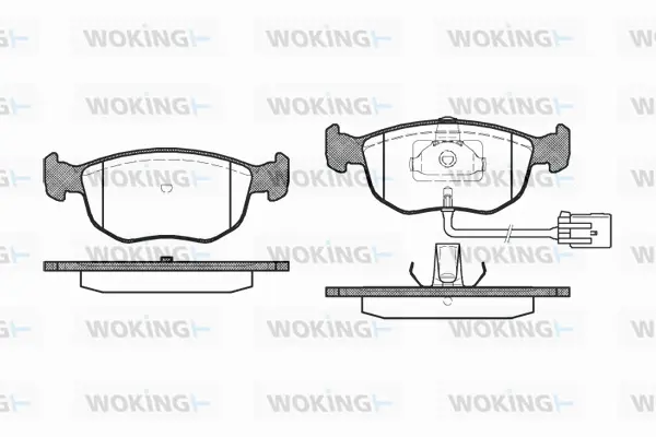 Brake Pad Set, disc brake (P4753.02)