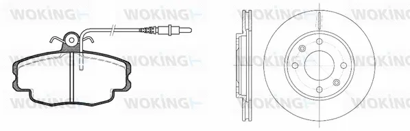 Brake Kit, disc brake (80413.03)