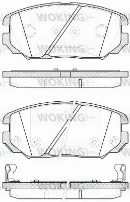 Brake Pad Set, disc brake (P13043.12)