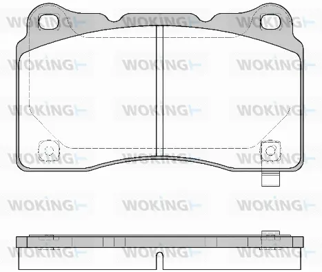 Brake Pad Set, disc brake (P7663.24)