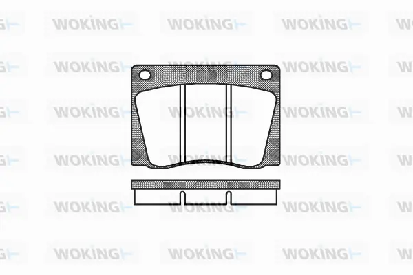 Brake Pad Set, disc brake (P1373.00)