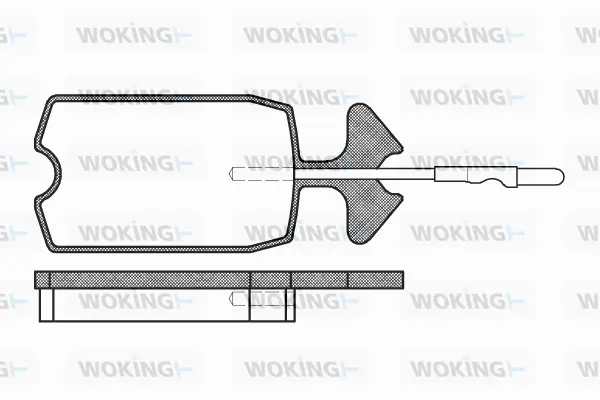 Brake Pad Set, disc brake (P1343.04)