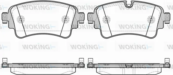 Brake Pad Set, disc brake (P17693.08)