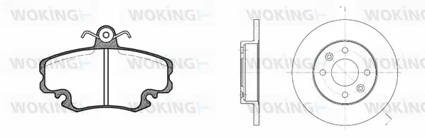 Brake Kit, disc brake (80413.04)