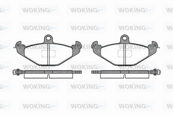 Brake Pad Set, disc brake (P2453.10)
