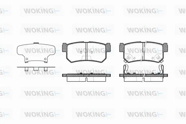Brake Pad Set, disc brake (P6463.62)