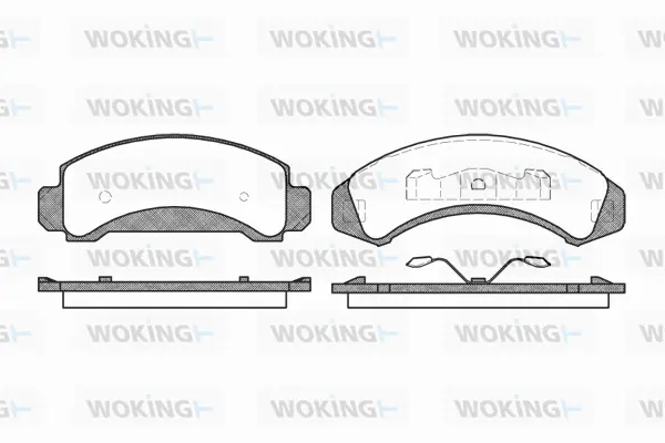 Brake Pad Set, disc brake (P4233.00)