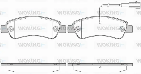 Brake Pad Set, disc brake (P13383.02)