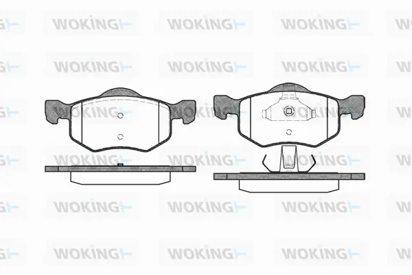 Brake Pad Set, disc brake (P9023.00)