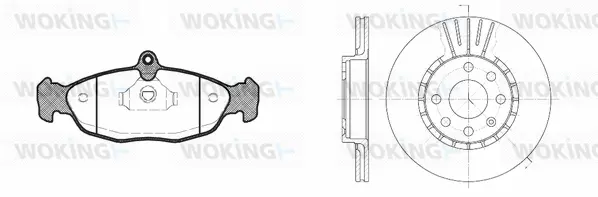 Brake Kit, disc brake (82933.03)
