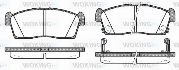 Brake Pad Set, disc brake (P10993.02)