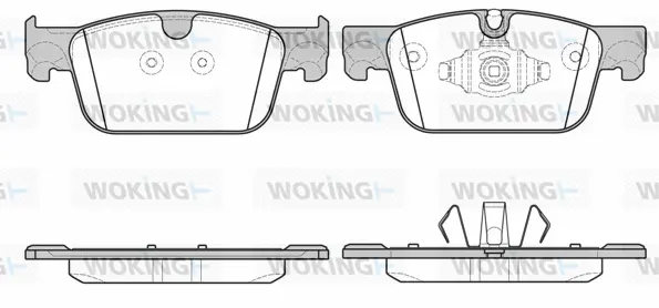 Brake Pad Set, disc brake (P17923.10)