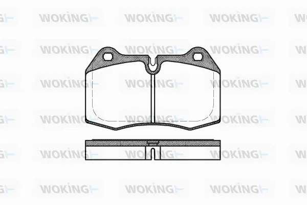 Brake Pad Set, disc brake (P5413.00)