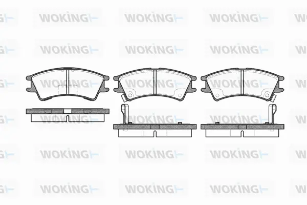 Brake Pad Set, disc brake (P7753.02)