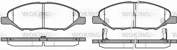 Brake Pad Set, disc brake (P13933.02)