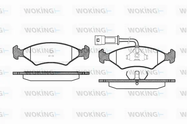 Brake Pad Set, disc brake (P0193.22)