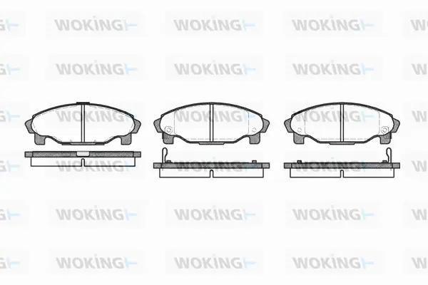 Brake Pad Set, disc brake (P4013.02)
