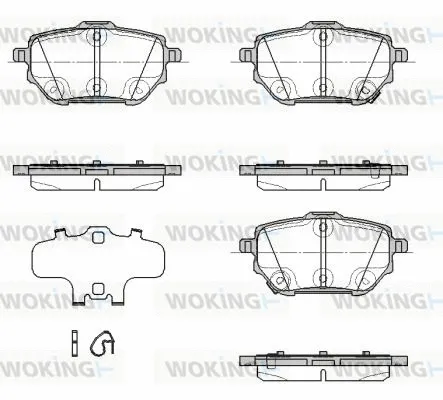 Brake Pad Set, disc brake (P18373.03)