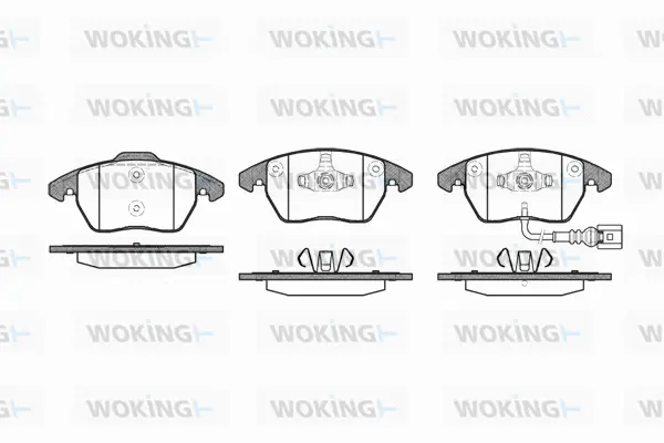 Brake Pad Set, disc brake (P11303.01)