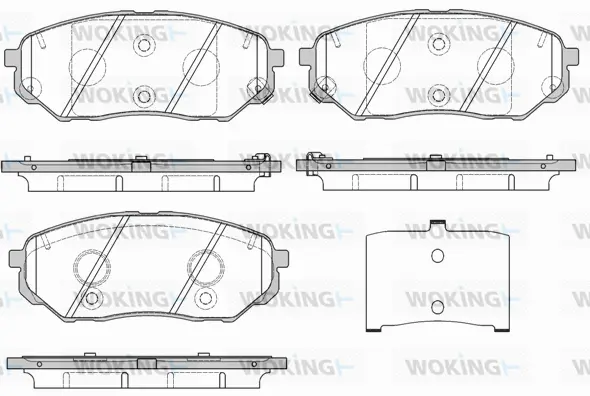 Brake Pad Set, disc brake (P17613.02)