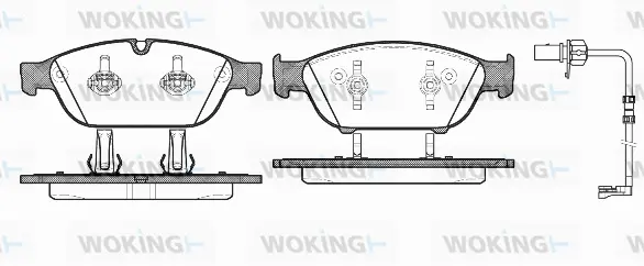 Brake Pad Set, disc brake (P15413.12)
