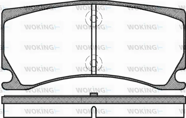 Brake Pad Set, disc brake (P12783.00)