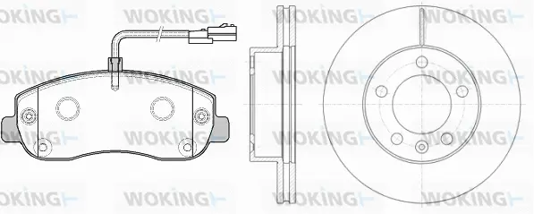 Brake Kit, disc brake (815493.00)