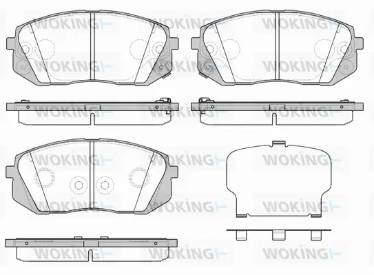Brake Pad Set, disc brake (P12023.52)