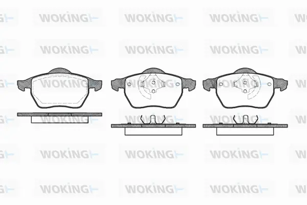 Brake Pad Set, disc brake (P2903.50)