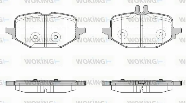 Brake Pad Set, disc brake (P18723.00)