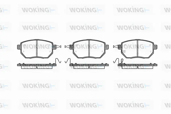 Brake Pad Set, disc brake (P8853.02)