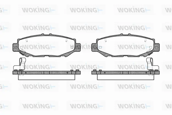 Brake Pad Set, disc brake (P5243.04)