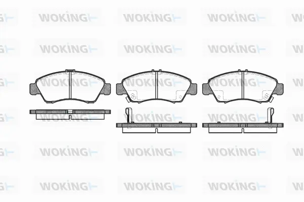 Brake Pad Set, disc brake (P5193.02)
