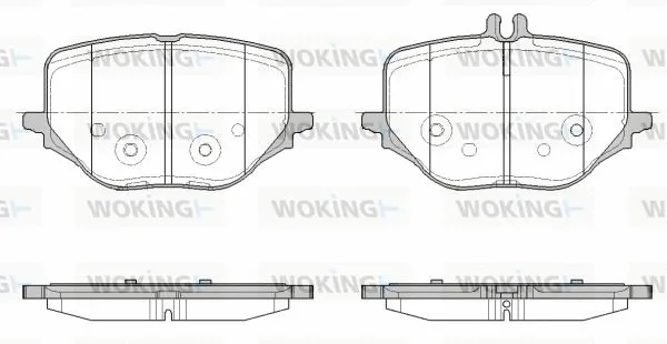 Brake Pad Set, disc brake (P18503.00)