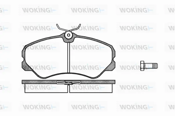 Brake Pad Set, disc brake (P3613.00)
