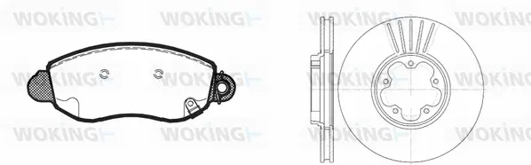 Brake Kit, disc brake (86723.01)