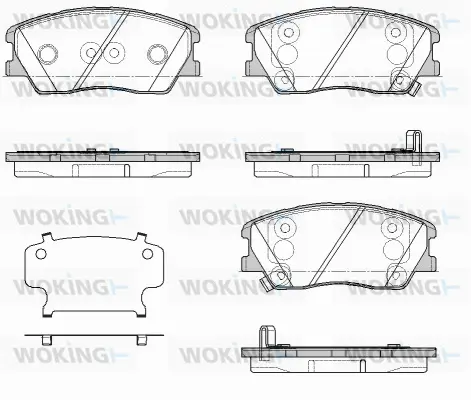 Brake Pad Set, disc brake (P19843.02)