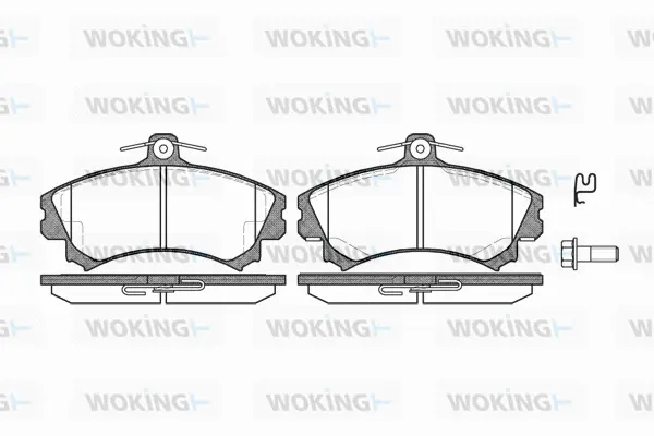 Brake Pad Set, disc brake (P4903.02)